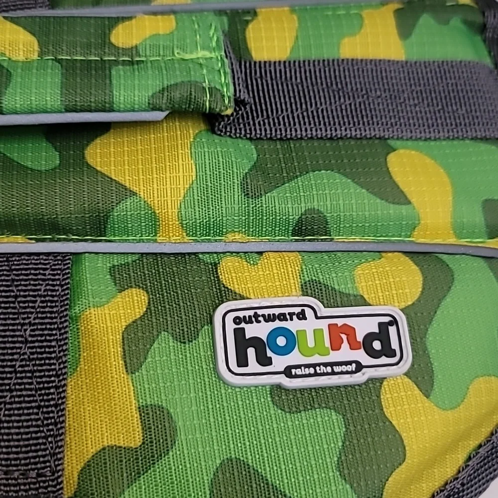 Outward Hound Granby Splash Camouflage Dog Life Jacket, Size Small